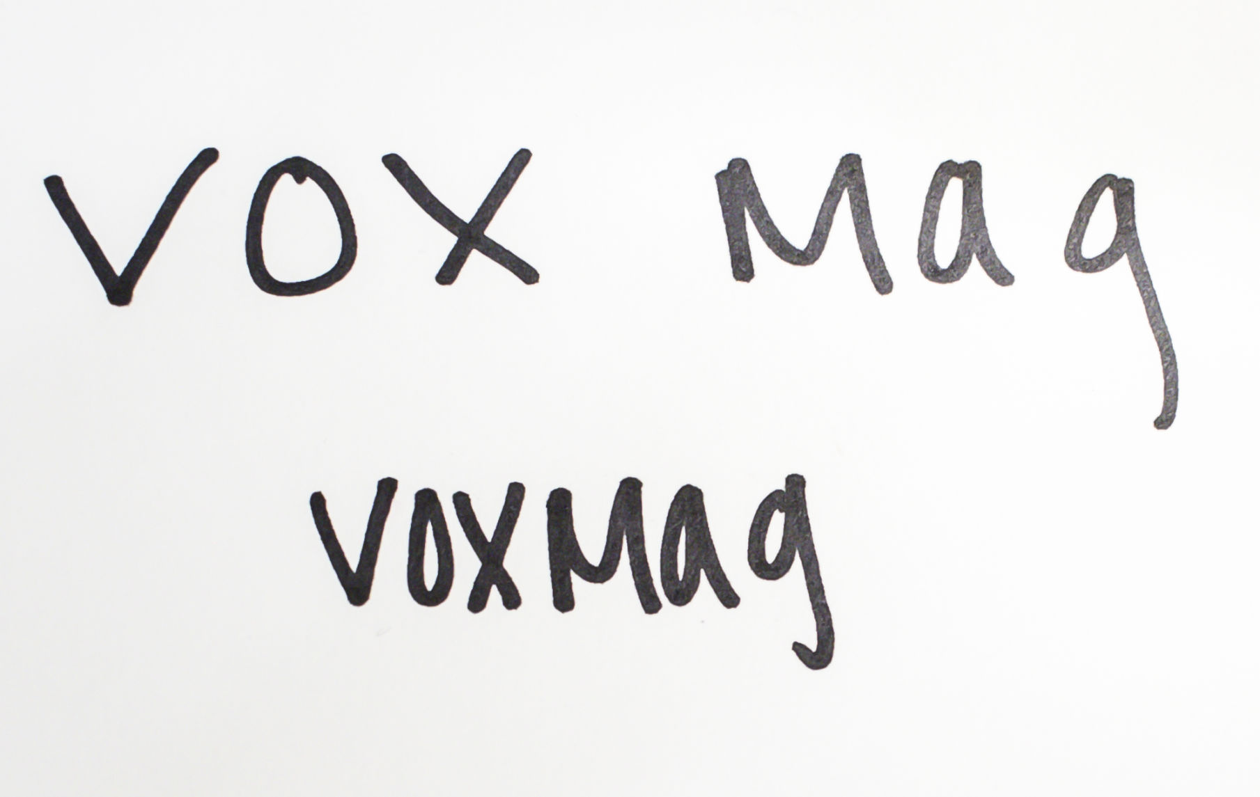 Handwriting Spacing